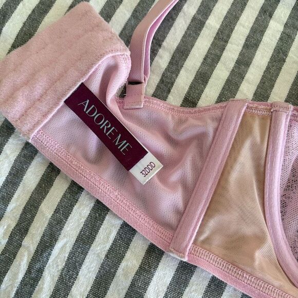 NWOT Adore Me Maddie Unlined Lace Bra Size 32DDD - Picture 3 of 3